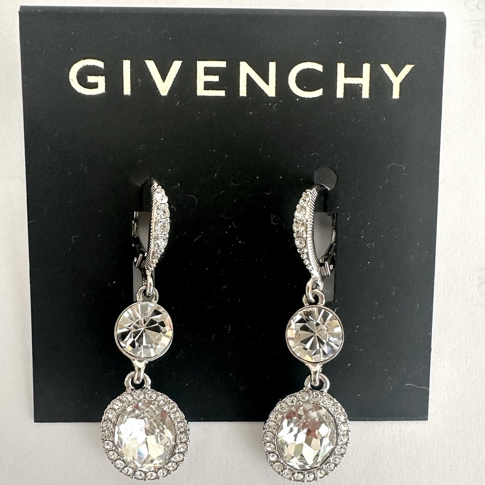 Givenchy double drop earrings.
